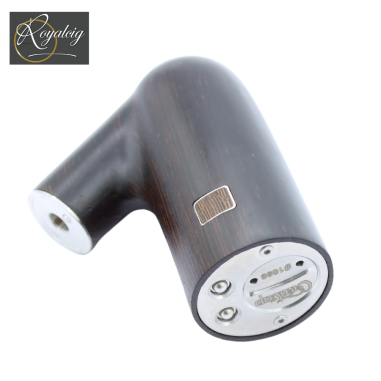 Dark wenge wood finish - handmade electronic pipe