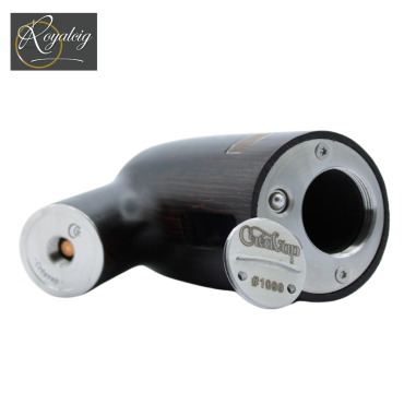 View of the battery compartment - Gandalf Créavap electronic pipe