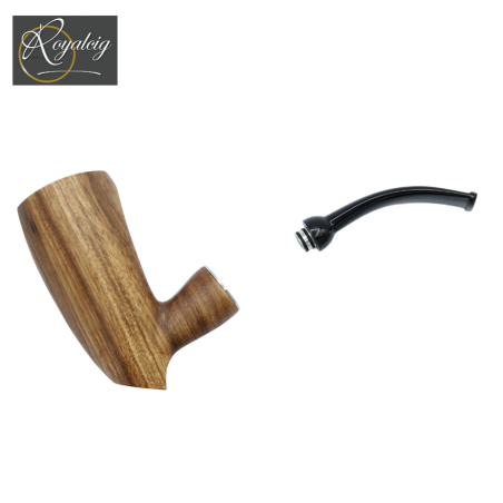 Veined and polished wood of the Dublin 18650 electronic pipe