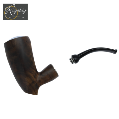 Vista complessiva della pipa elettronica Dublin 18650 in noce