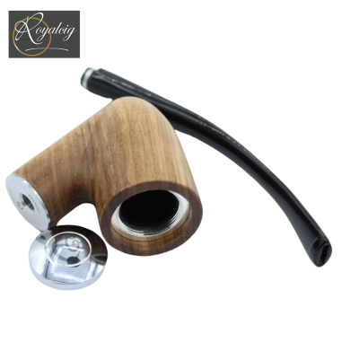 e-pipe Gandalf Zébrano - handmade electronic pipe 18350