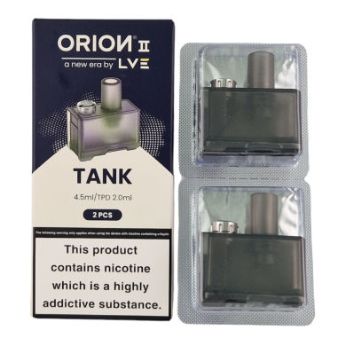 PACK OF 2 4.5ML ORION II LVE CARTRIDGES