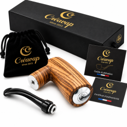 E-pipe Dublino 18650 Créavap Tubo di legno elettronico