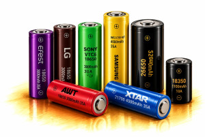Accus 18650 et 21700 pour cigarette électronique | RoyalCig