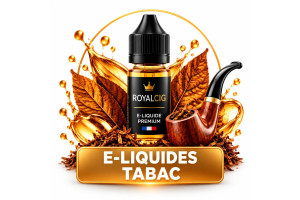 E-liquide Tabac : Classic Blond, Brun & Gourmand | RoyalCig