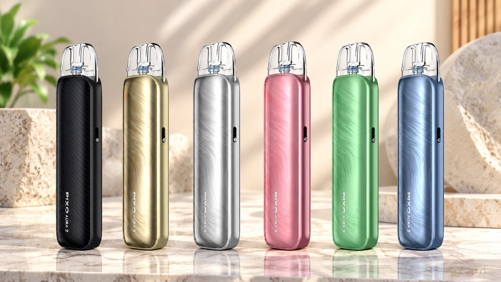 Kit Pixo Aura 2 Aspire – Disponible en 6 coloris.