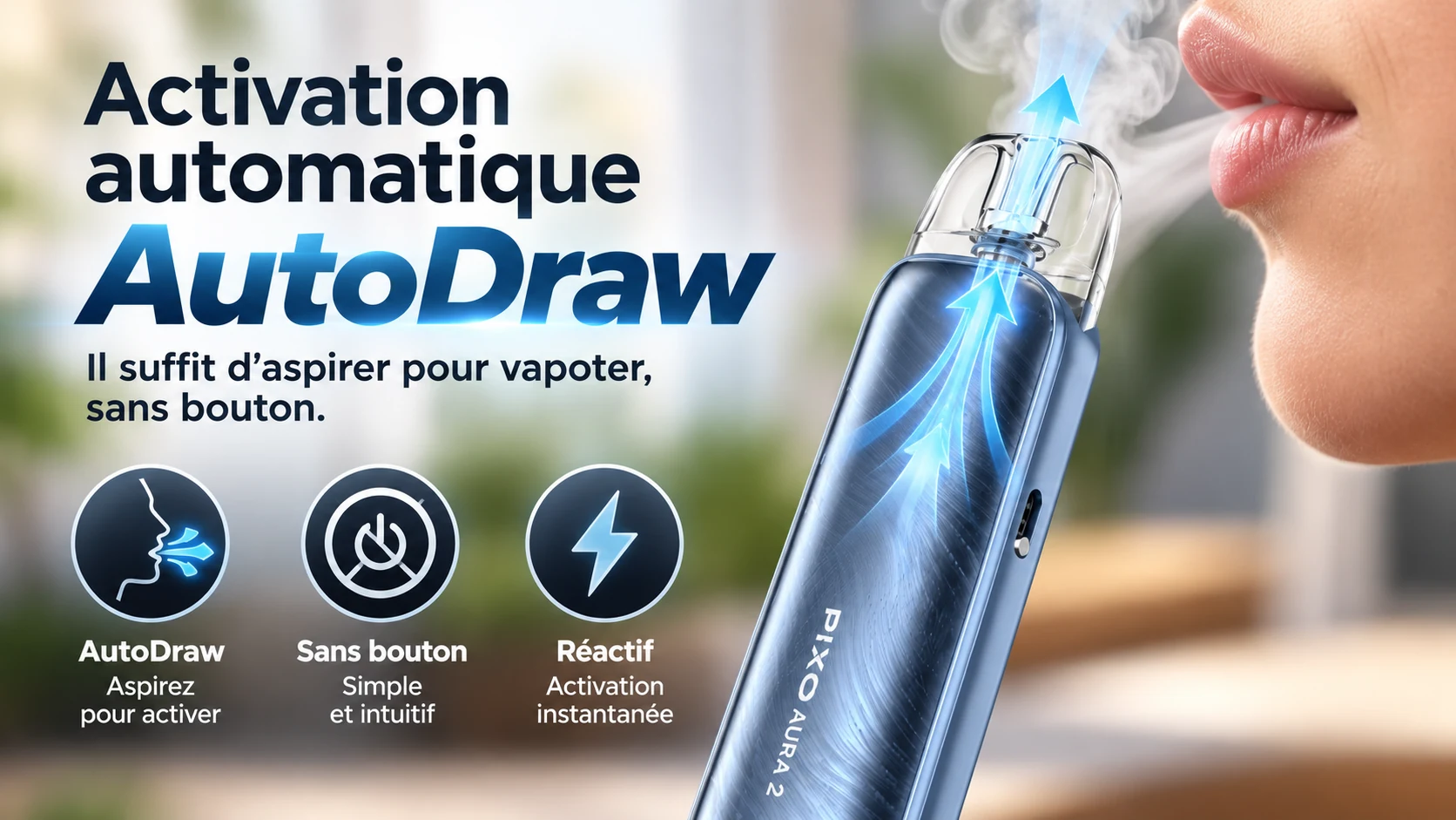 Activation automatique AutoDraw, sans bouton.